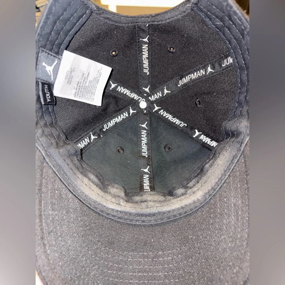 Jordan Youth Baseball Jumpman‎ Cap Preowned Black Adjustable Hat